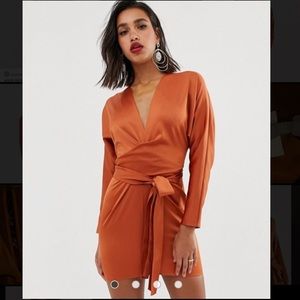 ASOS mini satin dress